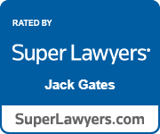 Rated by Super Lawyers Jack Gates SuperLawyers.com